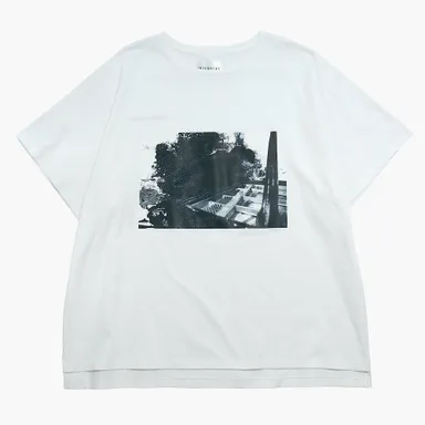 Makuake先行発売ピアノTシャツ-WHT-
