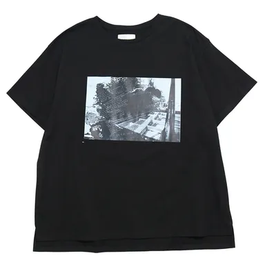 Makuake先行発売ピアノTシャツ-BLK-