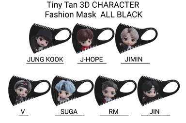 BTS(防弾少年団)　メンバー別マスク