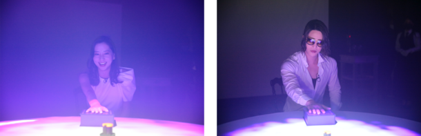 紫のレッドブル 発売記念 料理を出さない魔法のレストラン Mystic Restaurant 河北麻友子さん ローランドさんが魔法を体験 紫の レッドブル Pr事務局のプレスリリース