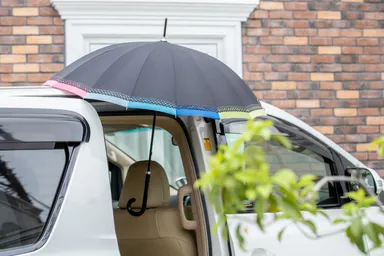 傘が固定されます