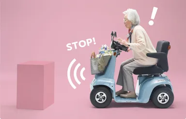 新電動カートSPX-1(運転支援機能イメージ)