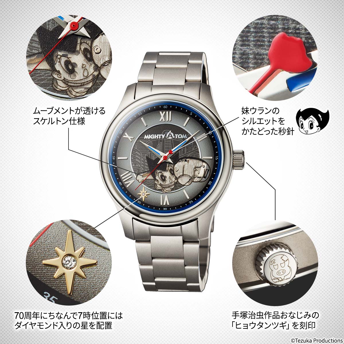 17000円 オンラインストア卸売り 【999点限定品】鉄腕アトム 高級時計 