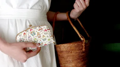 かき氷　天溝がま口