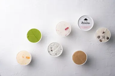 あっさりした味わいのジェラート