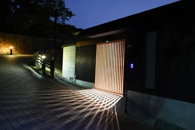 グランピングエリア入口