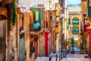 マルタの首都バレッタの街並み