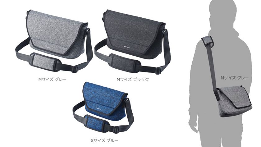 雰囲気のある素材を使用したメッセンジャー型カメラバッグ「プラスシェル スリムフィット ショルダーバッグ 03」を新発売！