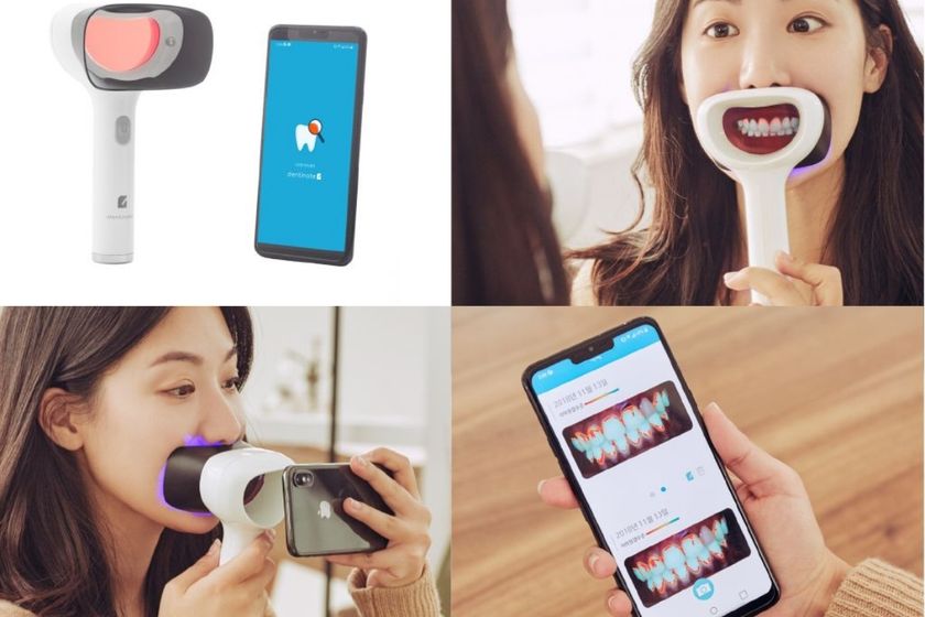 AIが口腔状況を分析し、歯垢を可視化！
「歯垢チェッカーdentinoteファミリーセット」を
クラウドファンディングBOOSTERにて6月18日に限定販売