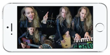 「4XCAMERA」で作成した動画イメージ