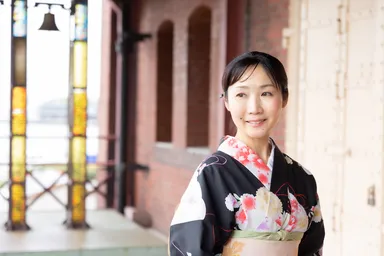 思い出のスポットで撮影