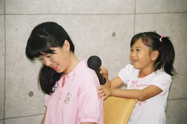 二人でほぐし合い