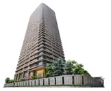 【ローレルタワー堺筋本町外観完成予想図】　当レジデンスサロンで、実物の１／４０スケールの模型をご覧いただけます。