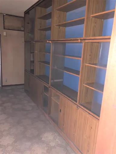 書斎 本棚(回収後)