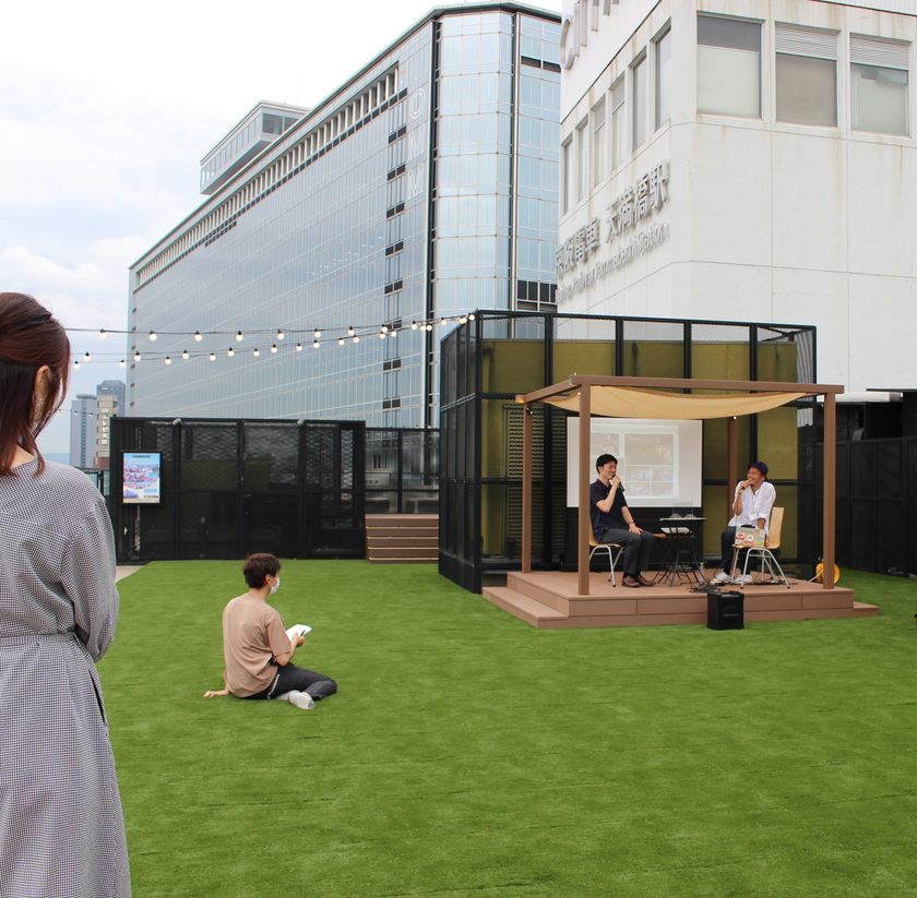 京阪シティモールにて地域の魅力を発信するトークセッションイベント
「ハイパー縁側＠天満橋」を開始します。