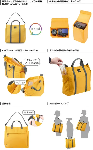 Chululu（チュルル） レニュー トートバッグ M 商品詳細2