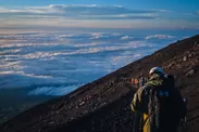 山頂からの下山