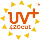 UV＋420cut(TM)ロゴマーク