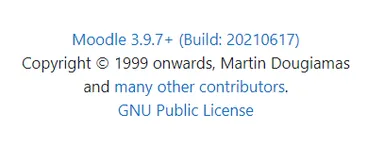 Moodle バージョン情報