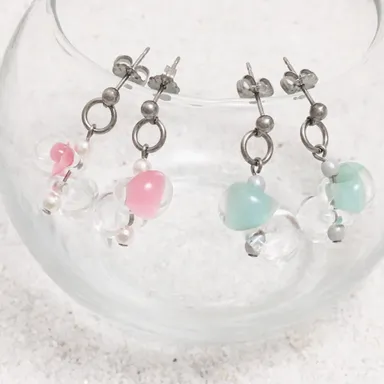 ピアス(ピンク系・ブルー系)