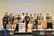 第1期受講生によるアイデア・ピッチ大会「Street Medical Talks」は2020年2月、日比谷ミッドタウンBASE-Qにて行われた。