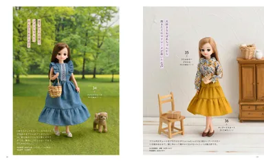 ガーリーなフリルワンピース／フリル衿ブラウスとティアードスカート