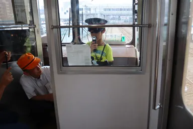 車内放送体験　イメージ