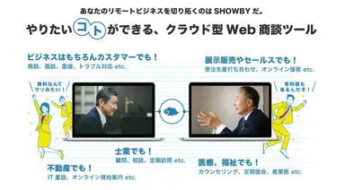 どこでもSHOWBYはリッチなコミュニケーションツール