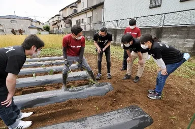 苗植え付け指導1