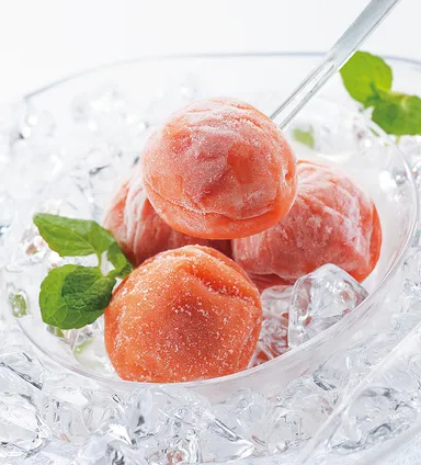 紀州産南高梅アイス梅