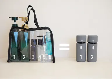 嵩張る荷物もコンパクトに収まる