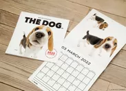 「THE DOG」2022年犬種別カレンダー