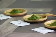 6種類の抹茶から試食を作成