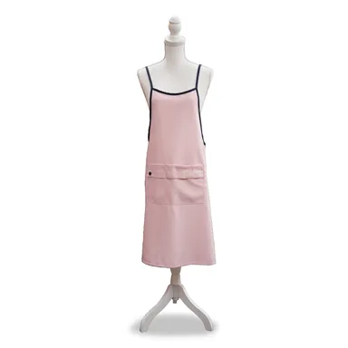 「KIRAKU」エプロン　オフピンク　正面