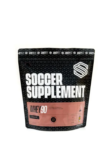 WHEY90(R)(ホエイナインティ)　ジムでのワークアウトや、ピッチでハードトレーニングの後に筋肉を回復・構築したいサッカー選手に無駄のない筋肉量構築の手助けをするようにデザインされています。