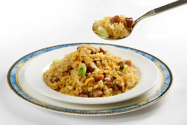 チャーシュー入りチャーハン