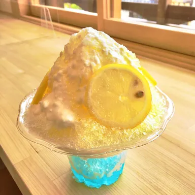 かき氷　発酵レモン