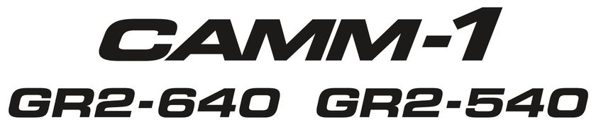 大判インクジェットプリンターとのシームレスなワークフローで
プリントビジネスを強力にサポート　
カッティングマシン「CAMM-1 GR2-640／540」新登場