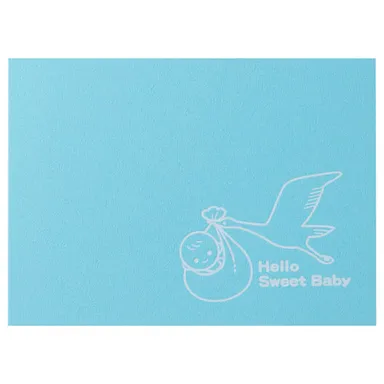 ハクバ 写真台紙 シーンランス Lサイズ 2面（ヨコ） ベイビー ブルー