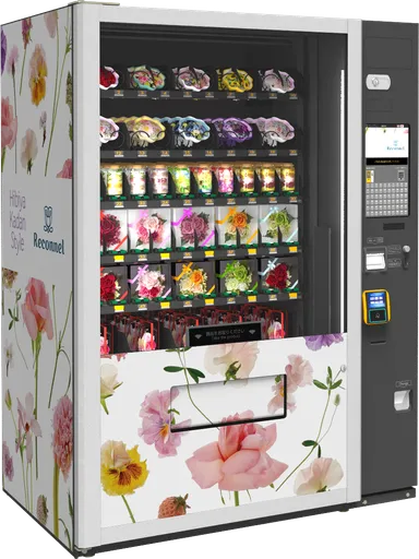 「花の自動販売機」イメージ_日比谷花壇