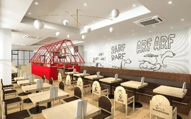 PEANUTS Cafe　スヌーピーミュージアム 内観