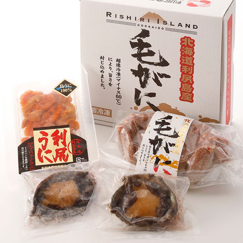 京阪百貨店オンラインショッピング 産直百貨
シリーズVOL.12
北海道利尻島 ご馳走 海の幸セット