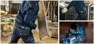 ワークシーンでも動きやすい