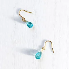 [14Kgf] Apatite pierce (pear)