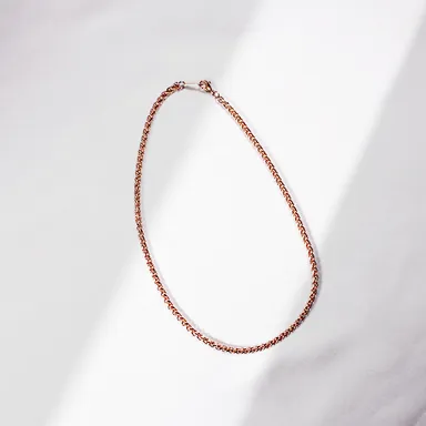 Fox tail chain necklace