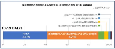 薬剤耐性菌の菌血症による疾病負荷