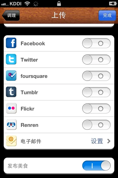 Renren.comのウォールに投稿