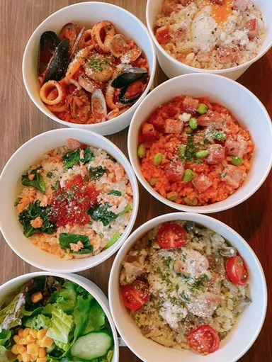 卸販売する5種類のリゾット