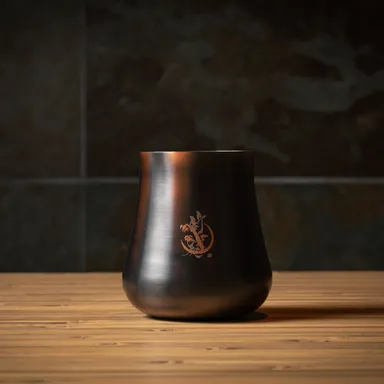 銀座に店を構えて13年目の銀座 竹の庵。オーナー朝比奈が構想5年の末、商品化した特製グラス。