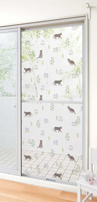 張り替えイメージ　ネコ